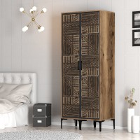 Dulap Hanah Home Kumsal PP Walnut Anthracite imaginea #3 — magazin online Desire.md