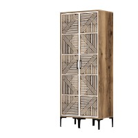 Dulap Hanah Home Kumsal PP Walnut White imaginea #5 — magazin online Desire.md
