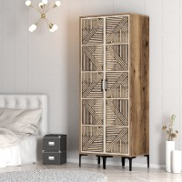 Dulap Hanah Home Kumsal PP Walnut Cream imaginea #3 — magazin online Desire.md