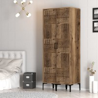 Dulap Hanah Home Kumsal PP Walnut imaginea #3 — magazin online Desire.md