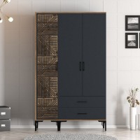 Dulap Hanah Home Kumsal PT Walnut Anthracite