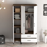 Dulap Hanah Home Kumsal PT Walnut White imaginea #3 — magazin online Desire.md