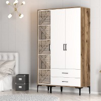 Dulap Hanah Home Kumsal PT Walnut White imaginea #5 — magazin online Desire.md