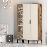 Dulap Hanah Home Kumsal PT Walnut Cream imaginea #5 — magazin online Desire.md