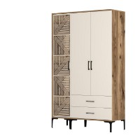Dulap Hanah Home Kumsal PT Walnut Cream imaginea #7 — magazin online Desire.md