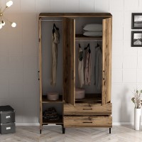 Dulap Hanah Home Kumsal PT Walnut imaginea #4 — magazin online Desire.md