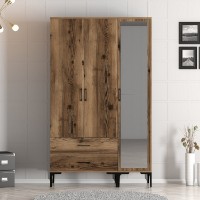 Dulap Hanah Home Kumsal RT Walnut imaginea #2 — magazin online Desire.md
