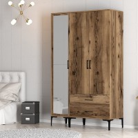 Dulap Hanah Home Kumsal RT Walnut imaginea #5 — magazin online Desire.md