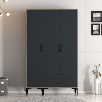 Dulap Hanah Home Kumsal ST Walnut Anthracite