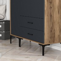 Dulap Hanah Home Kumsal ST Walnut Anthracite imaginea #6 — magazin online Desire.md