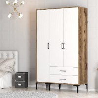 Dulap Hanah Home Kumsal ST Walnut White imaginea #5 — magazin online Desire.md