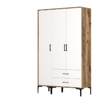 Dulap Hanah Home Kumsal ST Walnut White imaginea #7 — magazin online Desire.md