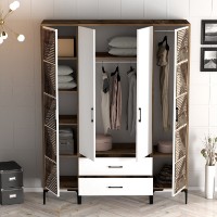 Dulap Hanah Home Kumsal PTP Walnut White imaginea #2 — magazin online Desire.md