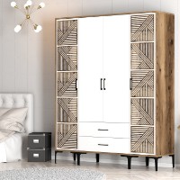 Dulap Hanah Home Kumsal PTP Walnut White imaginea #3 — magazin online Desire.md
