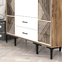 Dulap Hanah Home Kumsal PTP Walnut White imaginea #4 — magazin online Desire.md