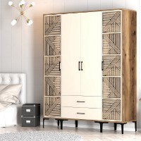 Dulap Hanah Home Kumsal PTP Walnut Cream imaginea #3 — magazin online Desire.md