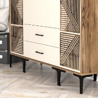 Dulap Hanah Home Kumsal PTP Walnut Cream imaginea #4 — magazin online Desire.md