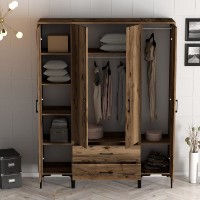 Dulap Hanah Home Kumsal STS Walnut imaginea #2 — magazin online Desire.md