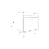Прикроватная тумба Hanah Home Dopo Ephesus Marble фото №5 — интернет-магазин Desire.md