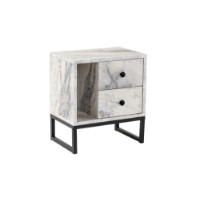 Прикроватная тумба Hanah Home Glimmer Fressia Marble Black фото №6 — интернет-магазин Desire.md