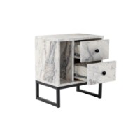 Прикроватная тумба Hanah Home Glimmer Fressia Marble Black фото №7 — интернет-магазин Desire.md