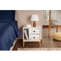 Noptieră Hanah Home Glimmer Fressia Marble Gold imaginea #3 — magazin online Desire.md