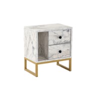 Noptieră Hanah Home Glimmer Fressia Marble Gold imaginea #6 — magazin online Desire.md