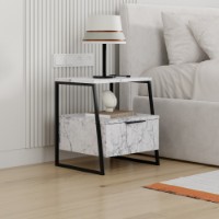 Noptieră Hanah Home Pal Carrara Marble imaginea #2 — magazin online Desire.md