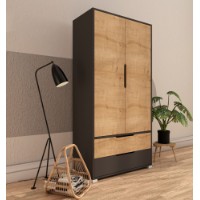 Dulap Hanah Home Flora 90 Anthracite Sapphire Oak imaginea #2 — magazin online Desire.md