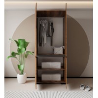 Dulap Hanah Home Floransa 90 Walnut Anthracite v2 imaginea #3 — magazin online Desire.md