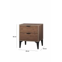 Прикроватная тумба Hanah Home Arden Atlas Pine фото №8 — интернет-магазин Desire.md