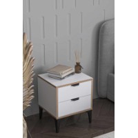 Noptieră Hanah Home Arden White imaginea #3 — magazin online Desire.md