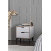 Noptieră Hanah Home Arden White imaginea #4 — magazin online Desire.md