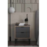 Прикроватная тумба Hanah Home Arden Anthracite