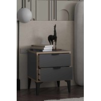 Прикроватная тумба Hanah Home Arden Anthracite фото №4 — интернет-магазин Desire.md