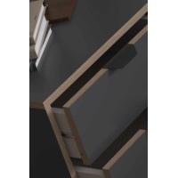 Прикроватная тумба Hanah Home Arden Anthracite фото №5 — интернет-магазин Desire.md