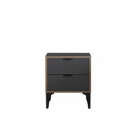 Прикроватная тумба Hanah Home Arden Anthracite фото №6 — интернет-магазин Desire.md