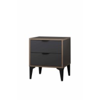 Прикроватная тумба Hanah Home Arden Anthracite фото №7 — интернет-магазин Desire.md