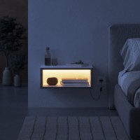 Прикроватная тумба Hanah Home Brik White Retro Grey фото №3 — интернет-магазин Desire.md