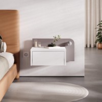Noptieră Hanah Home Dotta White Light Mocha