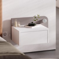 Noptieră Hanah Home Dotta White Light Mocha imaginea #2 — magazin online Desire.md