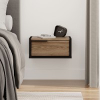 Прикроватная тумба Hanah Home Eco Black Wood Oud фото №2 — интернет-магазин Desire.md