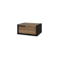 Прикроватная тумба Hanah Home Eco Black Wood Oud фото №4 — интернет-магазин Desire.md