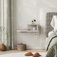 Noptieră Hanah Home Luno Sandstone