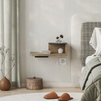 Noptieră Hanah Home Luno Oak