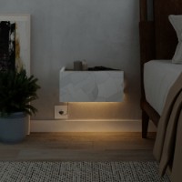 Noptieră Hanah Home Onda LED White Oak imaginea #3 — magazin online Desire.md