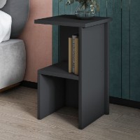 Noptieră Hanah Home Roisin Anthracite imaginea #3 — magazin online Desire.md