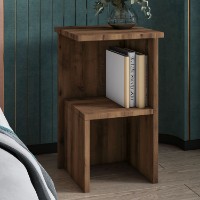 Noptieră Hanah Home Roisin Antique Walnut