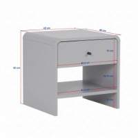 Noptieră Hanah Home Parila Sepet Oak imaginea #9 — magazin online Desire.md
