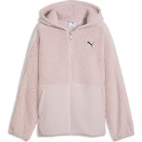 Детская толстовка Puma Ess Elevated Winterized Relaxed Full-Zip Misty Pink, s.140